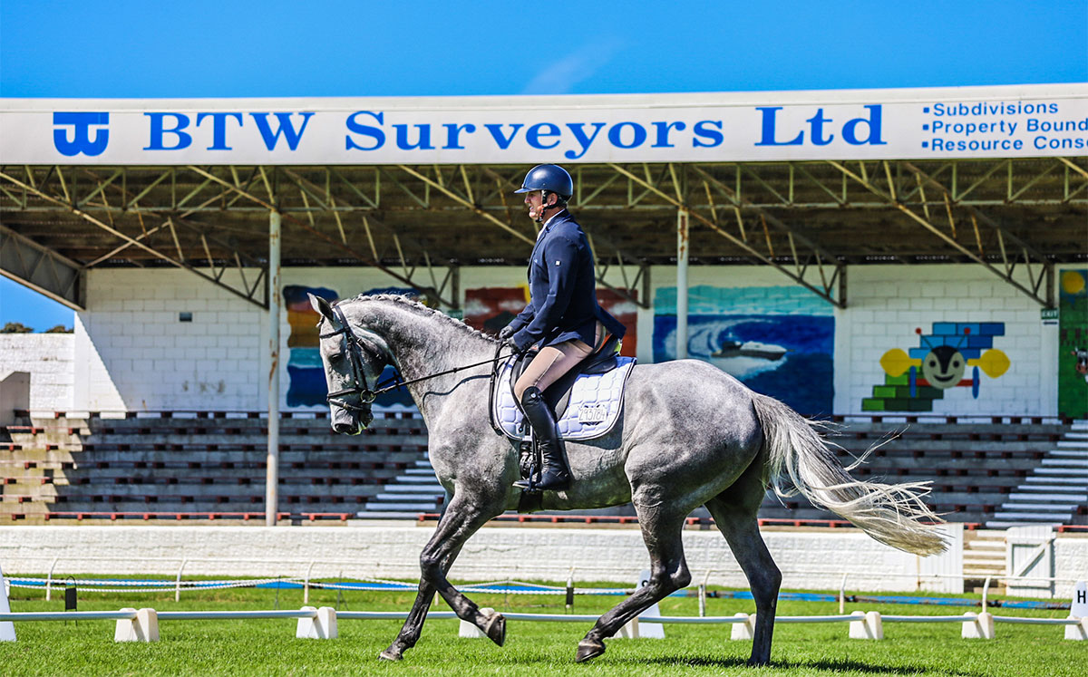 dressage at Egmont Showgrounds in Hawera